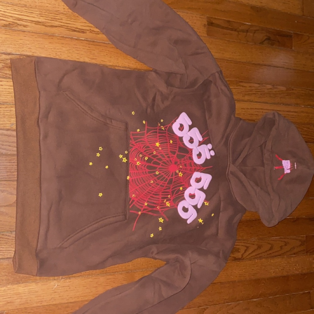 Brown 555 555 hoodie